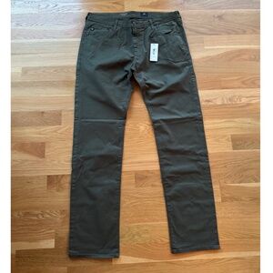 AG™ Adriano Goldschmied Men’s Jeans THE MATCHBOX Slim Straight OLIVE Size 38 NWT